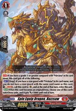 Spin Equip Dragon, Buzzsaw  (V.1 - Promo) - D-Promos (Promo) [D-PR-787]