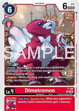 Dimetromon (P-189) - Promos (Promo) [P-189]