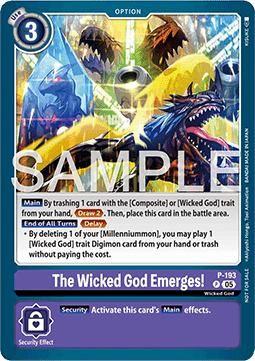 The Wicked God Emerges! (P-193) - Promos (Promo) [P-193]
