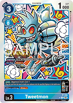 Tweetmon (P-190) - Official Tournament Pack Events (Alternative Art) [OTPE-190]