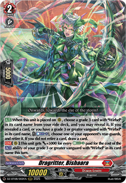 Dragritter, Bishaara  (V.1 - Triple Rare) - Knights 0f Rebirth (Triple Rare) [DZ-BT08-002]