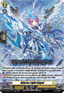 Adores Light Angel  (V.1 - Double Rare) - Knights 0f Rebirth (Double Rare) [DZ-BT08-031]