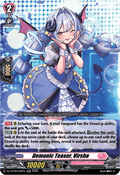 Demonic Teaser, Virsha  (V.1 - Double Rare) - Knights 0f Rebirth (Double Rare) [DZ-BT08-040]