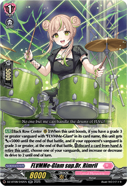FL∀MMe-Glam sup.Dr. Rimril  (V.1 - Double Rare) - Knights 0f Rebirth (Double Rare) [DZ-BT08-042]