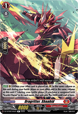 Dragritter, Shaahid  (V.1 - Rare) - Knights 0f Rebirth (Rare) [DZ-BT08-045]