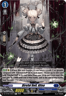 Direful Doll, Altea  (V.1 - Rare) - Knights 0f Rebirth (Rare) [DZ-BT08-048]
