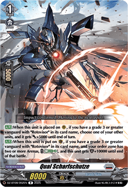 Qual Scharfschutze  (V.1 - Rare) - Knights 0f Rebirth (Rare) [DZ-BT08-052]