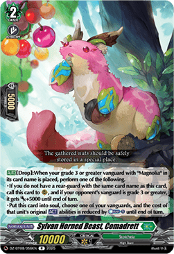 Sylvan Horned Beast, Comadrett  (V.1 - Rare) - Knights 0f Rebirth (Rare) [DZ-BT08-059]