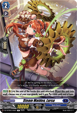 Steam Maiden, Larsa - Knights 0f Rebirth (Common) [DZ-BT08-079]