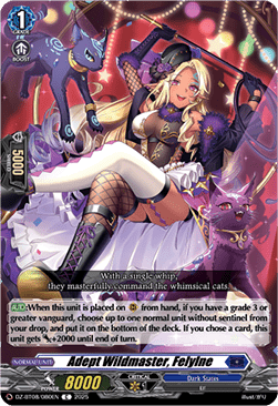 Adept Wildmaster, Felylne - Knights 0f Rebirth (Common) [DZ-BT08-080]