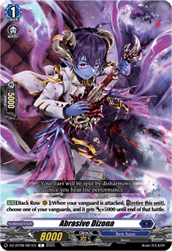 Abrasive Dizona - Knights 0f Rebirth (Common) [DZ-BT08-081]