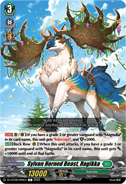 Sylvan Horned Beast, Ragikka - Knights 0f Rebirth (Common) [DZ-BT08-099]