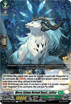 Mercy Sylvan Horned Beast, Lattice - Knights 0f Rebirth (Common) [DZ-BT08-102]