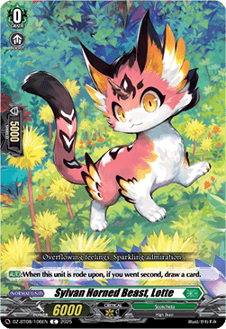 Sylvan Horned Beast, Lotte - Knights 0f Rebirth (Common) [DZ-BT08-106]