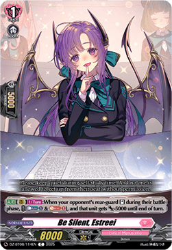 Be Silent, Estreei - Knights 0f Rebirth (Common) [DZ-BT08-114]