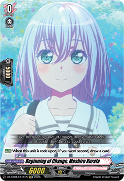 Beginning of Change, Mashiro Kurata - Knights 0f Rebirth (Special EX) [DZ-BT08-EX11]