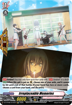 Irreplaceable Memories - Knights 0f Rebirth (Special EX) [DZ-BT08-EX16]