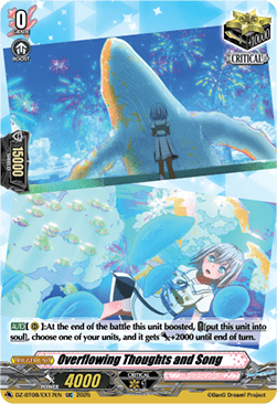 Overflowing Thoughts and Song - Knights 0f Rebirth (Special EX) [DZ-BT08-EX17]