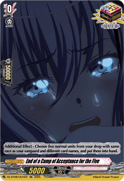 End of a Camp of Acceptance for the Five - Knights 0f Rebirth (Special EX) [DZ-BT08-EX24]