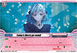 Today's Merry go rounD - Knights 0f Rebirth (Special EX) [DZ-BT08-EX25]