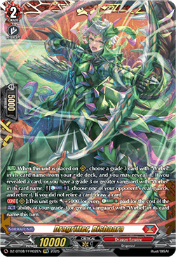 Dragritter, Bishaara  (V.2 - Double Frame Rare) - Knights 0f Rebirth (Double Frame Rare) [DZ-BT08-FFR02]