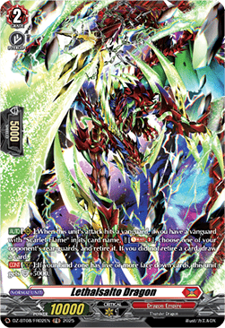 Lethalsalto Dragon  (V.2 - Frame Rare) - Knights 0f Rebirth (Frame Rare) [DZ-BT08-FR02]