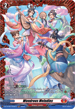 Wondrous Melodies  (V.2 - Frame Rare) - Knights 0f Rebirth (Frame Rare) [DZ-BT08-FR08]
