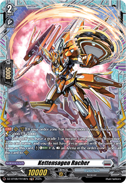 Kettensagen Racher  (V.2 - Frame Rare) - Knights 0f Rebirth (Frame Rare) [DZ-BT08-FR18]