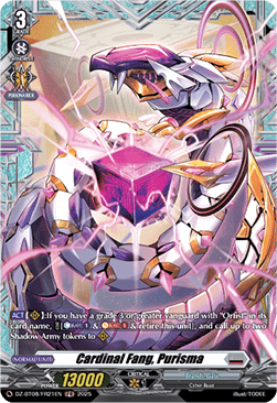 Cardinal Fang, Purisma  (V.2 - Frame Rare) - Knights 0f Rebirth (Frame Rare) [DZ-BT08-FR21]