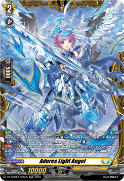 Adores Light Angel  (V.2 - Frame Rare) - Knights 0f Rebirth (Frame Rare) [DZ-BT08-FR25]