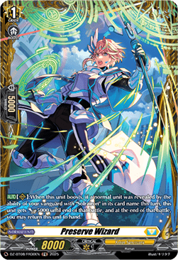 Preserve Wizard  (V.2 - Frame Rare) - Knights 0f Rebirth (Frame Rare) [DZ-BT08-FR30]