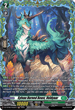 Sylvan Horned Beast, Voldyaar  (V.2 - Frame Rare) - Knights 0f Rebirth (Frame Rare) [DZ-BT08-FR35]