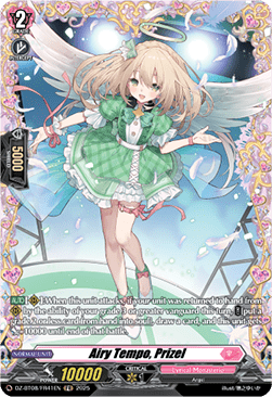 Airy Tempo, Prizel  (V.2 - Frame Rare) - Knights 0f Rebirth (Frame Rare) [DZ-BT08-FR41]