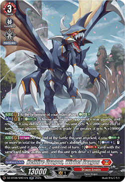 Hellfire Dragon, Wirbel Dragon  (V.4 - Silver Rare) - Knights 0f Rebirth (Silver Rare) [DZ-BT08-SR01]