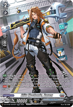 Blitz Mechanic, Bauen  (V.3 - Silver Rare) - Knights 0f Rebirth (Silver Rare) [DZ-BT08-SR20]