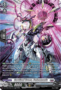 Cardinal Draco, Delcomanis  (V.3 - Silver Rare) - Knights 0f Rebirth (Silver Rare) [DZ-BT08-SR21]