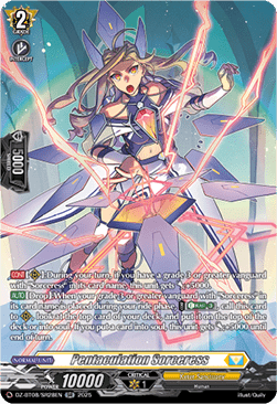 Pentaculation Sorceress  (V.3 - Silver Rare) - Knights 0f Rebirth (Silver Rare) [DZ-BT08-SR28]