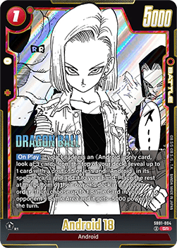 Android 18 (SB01-004) - Manga Booster 01 [Fusion World] (Super Rare) [SB01-004]