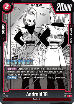 Android 18 (SB01-005) - Manga Booster 01 [Fusion World] (Common) [SB01-005]