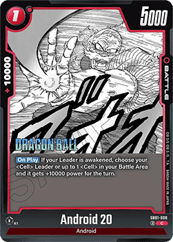 Android 20 (SB01-008) - Manga Booster 01 [Fusion World] (Common) [SB01-008]