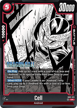 Cell (SB01-011) - Manga Booster 01 [Fusion World] (Uncommon) [SB01-011]