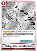 The Royal Defence Force's Last Stand (SB01-014) - Manga Booster 01 [Fusion World] (Common) [SB01-014]
