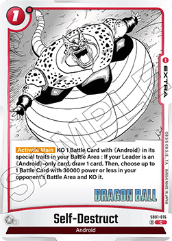 Self-Destruct (SB01-015) - Manga Booster 01 [Fusion World] (Common) [SB01-015]
