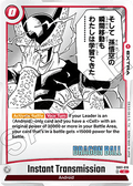 Instant Transmission (SB01-016) - Manga Booster 01 [Fusion World] (Common) [SB01-016]