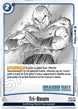 Tri-Beam (SB01-021) - Manga Booster 01 [Fusion World] (Uncommon) [SB01-021]