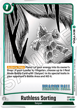 Ruthless Sorting (SB01-028) - Manga Booster 01 [Fusion World] (Common) [SB01-028]