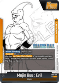 Majin Buu : Evil // Majin Buu : Kid (SB01-029)  (V.1 - Leader) - Manga Booster 01 [Fusion World] (Leader) [SB01-029]