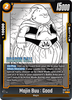 Majin Buu : Good (SB01-042) - Manga Booster 01 [Fusion World] (Common) [SB01-042]
