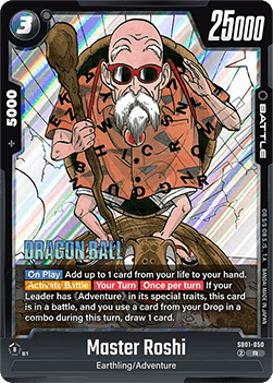 Master Roshi (SB01-050)  (V.1 - Rare) - Manga Booster 01 [Fusion World] (Rare) [SB01-050]