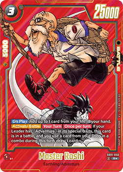 Master Roshi (SB01-050)  (V.2 - Alternate Art) - Manga Booster 01 [Fusion World] (Alternate Art) [SB01-050]